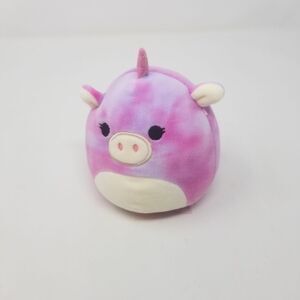 Squishmallows Lola The Unicorn 6" Purple Tie Dye White Belly Stuffed Animal